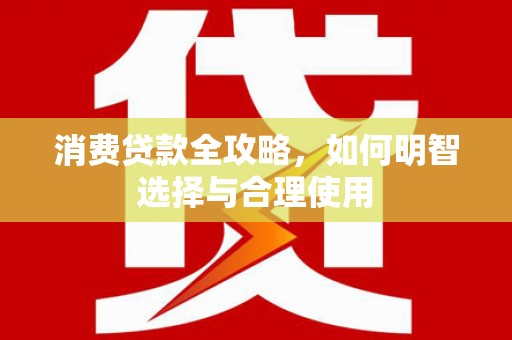 贺兰消费贷款全攻略，如何明智选择与合理使用