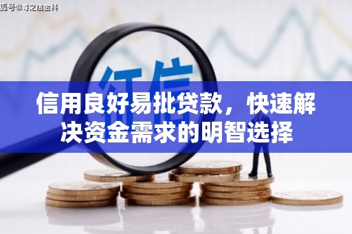 贺兰信用良好易批贷款，快速解决资金需求的明智选择