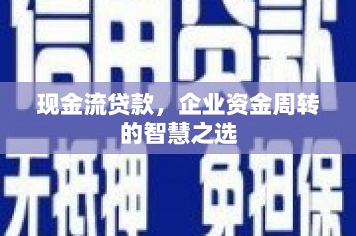 贺兰现金流贷款，企业资金周转的智慧之选