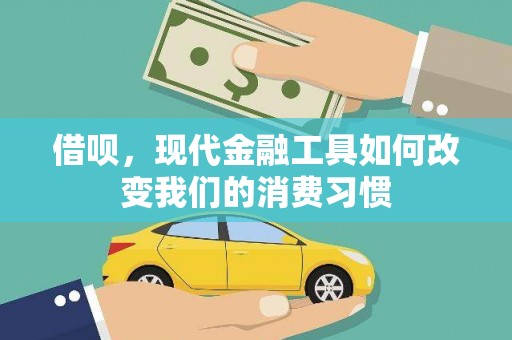贺兰借呗，现代金融工具如何改变我们的消费习惯