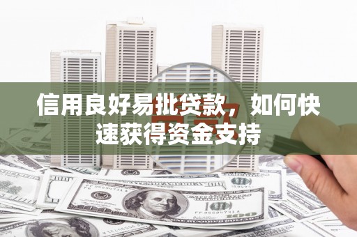贺兰信用良好易批贷款，如何快速获得资金支持