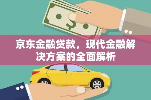 贺兰京东金融贷款，现代金融解决方案的全面解析