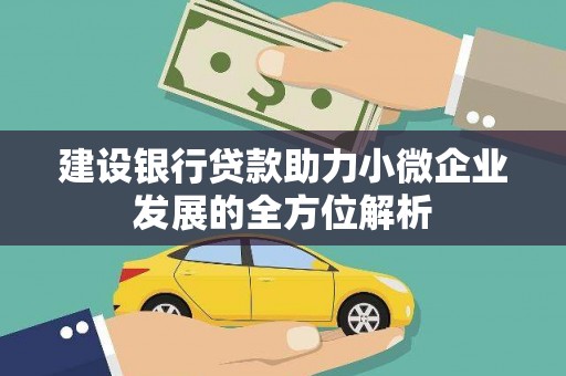 贺兰建设银行贷款助力小微企业发展的全方位解析