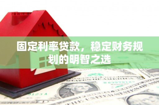 贺兰固定利率贷款，稳定财务规划的明智之选